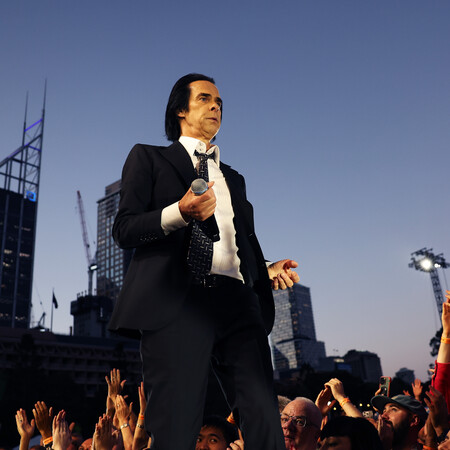 Ο Νικ Κέιβ ως επιφανής ροκ δημογέροντας 