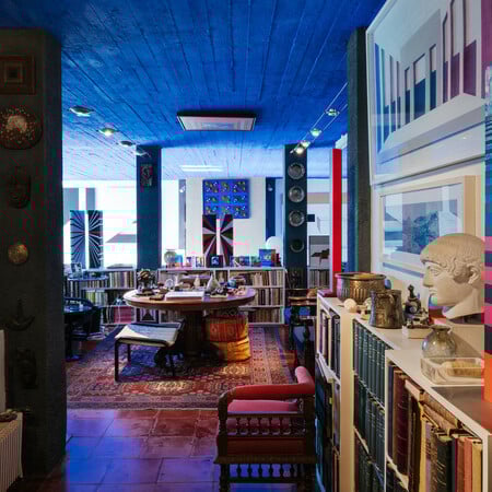 Όπυ Ζούνη: Μέσα στο σπίτι και το ατελιέ της  