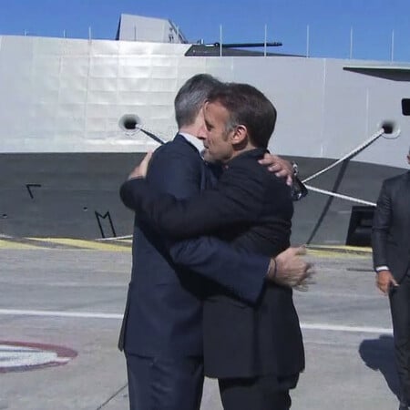 ΕΜΑΝΟΥΕΛ ΜΑΚΡΟΝ ΕΠΙΣΚΕΨΗ ΑΘΗΝΑ