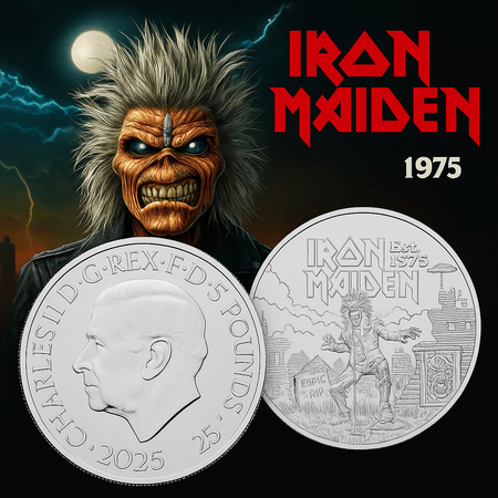 Οι Iron Maiden απέκτησαν επίσημο συλλεκτικό νόμισμα για τα 50 χρόνια τους