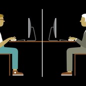 Δύο εβδομάδες συνεχόμενα μιλούσατε στο ίντερνετ**