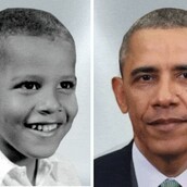 Από παιδί σε Πρόεδρος των ΗΠΑ: Η «εξέλιξη» του Ομπάμα μέσα σε λίγα δευτερόλεπτα
