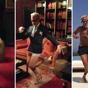 Ο παλαβιάρης, εκατομμυριούχος Ιταλός Gianluca Vacchi επέστρεψε και τώρα χορεύει με τακούνια