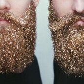 "Χριστουγεννιάτικοι" χίπστερς που στολίζουν τα γένια τους με χρυσόσκονη