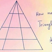 Πόσα τρίγωνα μπορείς να διακρίνεις σε αυτή την εικόνα;