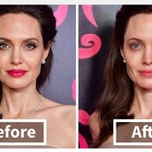 Ας πούμε ότι υπάρχει εφαρμογή που αφαιρεί το make up από τις διάσημες (και όχι μόνο)