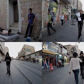 Βόλτα στο κέντρο της Ιερουσαλήμ - σε αντίστροφη κίνηση