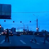 Η διάβαση των πεζών δεν είναι μόνο για τους πεζούς στη Ρωσία