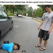 Όταν δεν έχεις πόδια αλλά έχεις χιούμορ