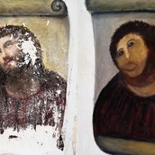 Χιλιάδες συρρέουν στην Ισπανία για να δουν την αγιογραφία του παραμορφωμένου Χριστού