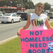 Γυναίκα ζητιανεύει για να αποκτήσει μεγαλύτερο στήθος