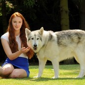 H Σάνσα από το Game Of Thrones υιοθέτησε το λυκάκι της 