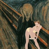 Η Miley Cyrus χορεύει πρόστυχα σε 11 διάσημους πίνακες