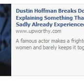 O Ντάστιν Χόφμαν συγκινείται εξηγώντας κάτι που κάθε γυναίκα έχει νιώσει