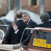 O George Clooney παντρεύτηκε την Amal Alamuddin στη Βενετία