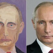 Να από που εμπνέεται για τους πίνακές του o George Bush!