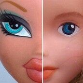 Οι glamorous μοδάτες κούκλες χωρίς μακιγιάζ