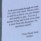 Η πινακίδα που έβαλε μια Ελληνίδα ομογενής στο μαγαζί της και συγκίνησε την Αμερική