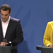 Tσίπρας και Μέρκελ σε αδημοσίευτο βίντεο - Ένα αποκλειστικό ντοκουμέντο (παρωδία) της La Stampa