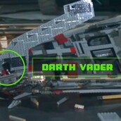 H αναπαράσταση της περίφημης συντριβής στο Death Star