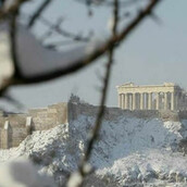 Σκατά στο χιόνι