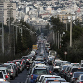 Το απίστευτο μποτιλιάρισμα της Αθήνας