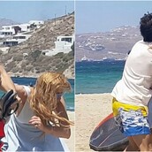 Άγριος τσακωμός της Λίντσεϊ Λόχαν με το Ρώσο σύντροφό της στη Μύκονο