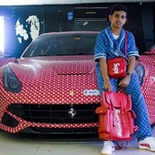 O 15χρονος από το Ντουμπάι που προκαλεί στο Instagram με την Supreme & Louis Vuitton Ferrari