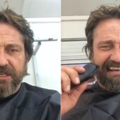 Το βίντεο με τον Τζέραρντ Μπάτλερ που σχεδόν κατέρρευσε επειδή ξύρισε το μούσι του μετά από έναν ολόκληρο χρόνο