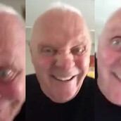 Ο Άντονι Χόπκινς ανέβασε ένα βίντεο που χορεύει κάνοντας περίεργες γκριμάτσες και όλο το Twitter απορεί