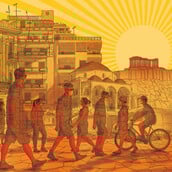 Athens on fire