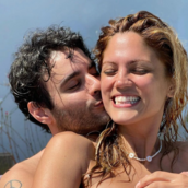 Ο Ίαν Στρατής με την Μαίρη Συνατσάκη