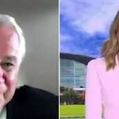 Παρουσιάστρια ξεκαρδίστηκε με καλεσμένο που «δυσκολευόταν» με το φόντο του zoom