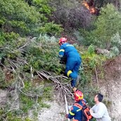 Φωτιά στη Σάμο: Υπό έλεγχο το μέτωπο στο Κοκκάρι