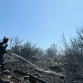 Φωτιά στην περιοχή Φίχτι Αργολίδας