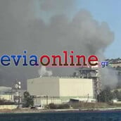 Εύβοια: Φωτιά τώρα στο Μηλάκι - Καίει κοντά σε εργοστάσιο