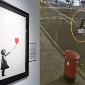 Καταδίκη 13 μηνών για τον άνδρα που άρπαξε διάσημο έργο του Banksy από γκαλερί