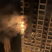 Η Ρωσία εξαπέλυσε νέα σφοδρή επίθεση στο Κίεβο - Στις φλόγες ολόκληρη η ουκρανική πρωτεύουσα