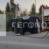 Βελεστίνο: «Χτυπήσαμε από τα σπασμένα τζάμια» - Λόγω σκύλου προκλήθηκε το τροχαίο