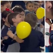 Συγκινούν μαθητές που υποδέχονται συμμαθητή τους ο οποίος νίκησε τον καρκίνο