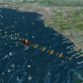 Ο Άγιος Βασίλης ξεκίνησε το ταξίδι του - Δείτε live τη διαδρομή 