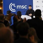 ΖΕΛΕΝΣΚΙ ΣΥΜΒΟΥΛΙΟ ΕΙΡΗΝΗΣ ΓΕΡΜΑΝΙΑ ΜΟΝΑΧΟ ΟΥΚΡΑΝΙΑ ΡΩΣΙΑ