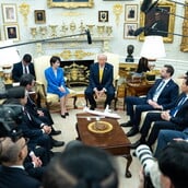 ΝΤΟΝΑΛΝΤ ΤΡΑΜΠ ΣΑΝΑΕ ΤΑΚΑΪΤΣΙ ΗΠΑ ΣΥΝΑΝΤΗΣΗ ΙΑΠΩΝΙΑ