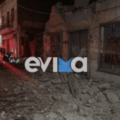 Αναστάτωση στη Χαλκίδα: Σπίτι κατέρρευσε στο κέντρο της πόλης