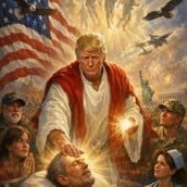 Ντόναλντ Τραμπ: Οργή στα social για τη φωτογραφία που εμφανίζεται ως Ιησούς μετά την επίθεση στον Πάπα