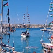 ΓΑΖΑ ΑΚΤΙΒΙΣΤΕΣ ΒΡΑΖΙΛΙΑ ΙΣΠΑΝΙΑ ΙΣΡΑΗΛ GLOBAL SUMUD FLOTILLA ΣΤΟΛΙΣΚΟΣ