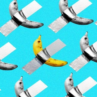 Διαφήμισέ με σαν την μπανάνα: Πολυεθνικές κολλούν τα προϊόντα τους στον τοίχο