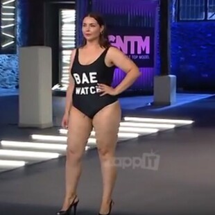 H Ειρήνη, τo πρώτο πραγματικό plus sized μοντέλο στο Next Top Model ενθουσίασε