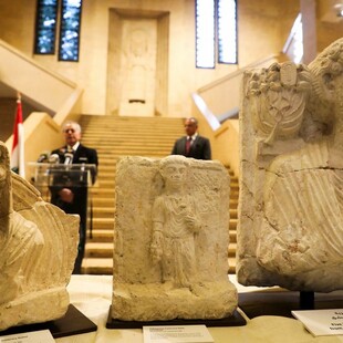 Μουσείο στο Λίβανο επέστρεψε στη Συρία έργα τέχνης από την αρχαία πόλη της Παλμύρας