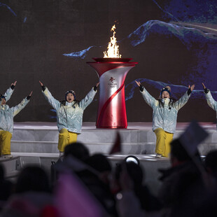 Winter Olympics: Torch relay gets under way in Beijing